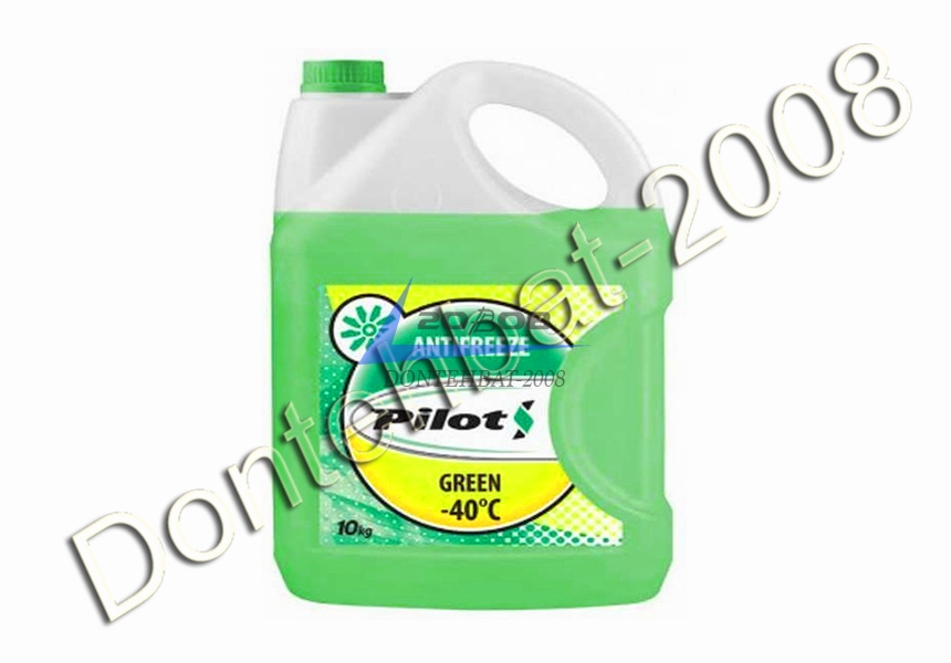 Антифриз Зеленый  Pilot-40 <Green Line> (канистра 10кг.)