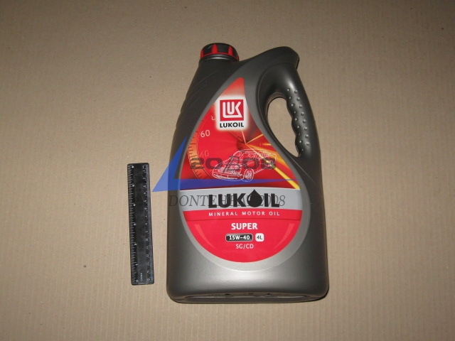 Масло моторн. "LUKoil" "Super" SAE 15W-40 API SG/CD (Канистра 4л.)