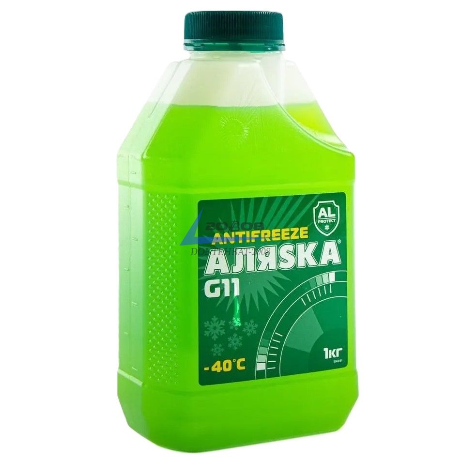 Антифриз "Аляска" -40 зеленый G11 (канистра 1кг.)