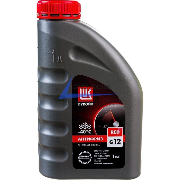 Антифриз красный G12 Red-40 (канистра 1кг) "LUKoil"