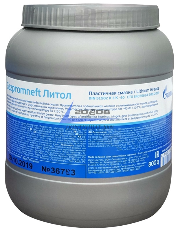 Смазка Литол-24 (800gr. банка пластм.) "Gazpromneft"  